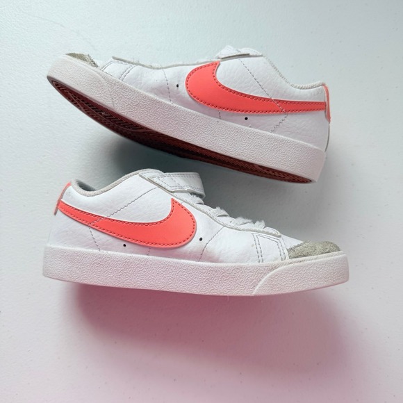 Nike Other - Nike Blazer Low '77 White Echo Pink Magic Ember DA4075-130 Kids Sz 13